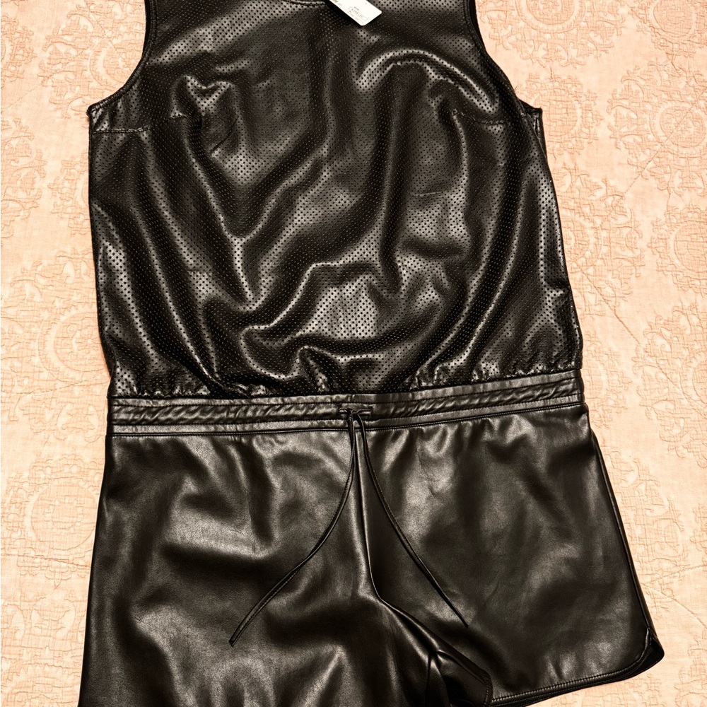 Bailey 44 Black Textured Romper